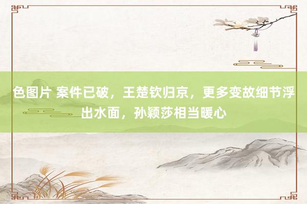 色图片 案件已破，王楚钦归京，更多变故细节浮出水面，孙颖莎相当暖心