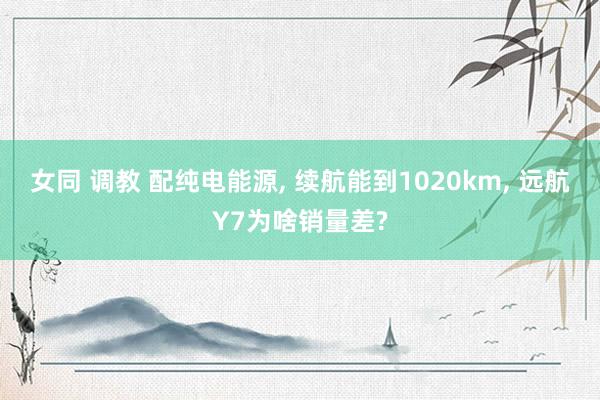 女同 调教 配纯电能源， 续航能到1020km， 远航Y7为啥销量差?