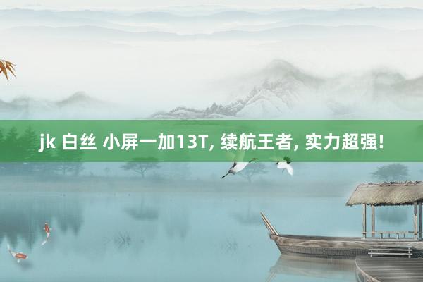 jk 白丝 小屏一加13T， 续航王者， 实力超强!